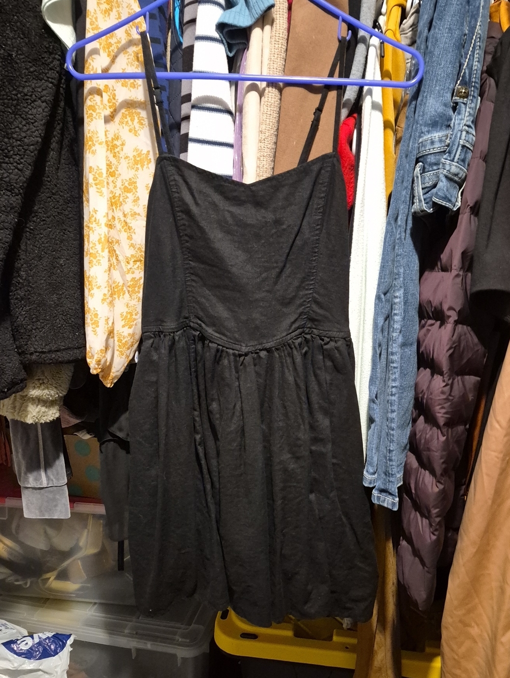 Black Women's Spaghetti Strap Summer Dress